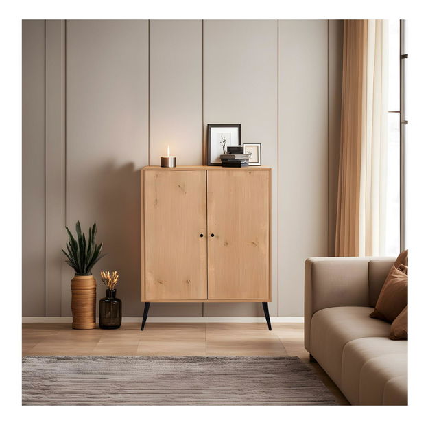 Dulap Lost (Stejar + Negru)