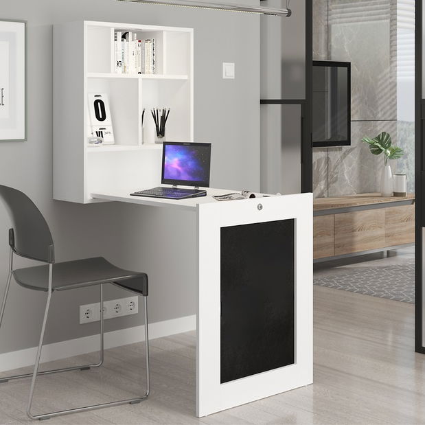 Masă extensibilă PC Till (alb)