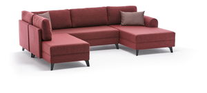 Sofa na razvlačenje Belli (bordo)