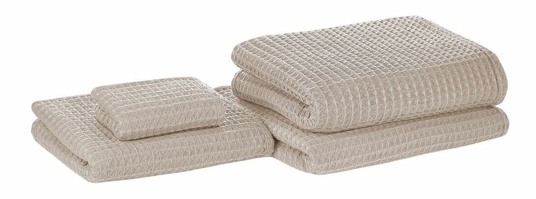 Set 4 kom. ručnika Aixin (bež)