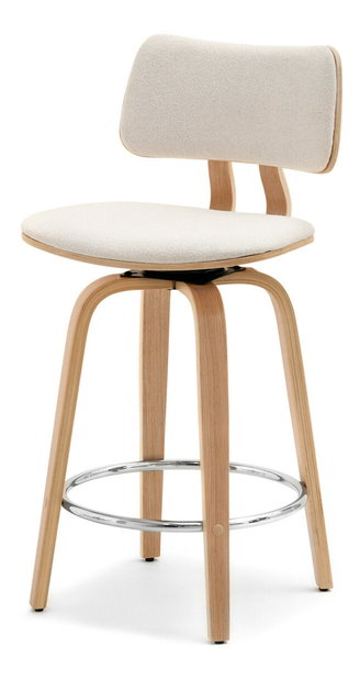 Scaun Heindrich (crem + stejar)