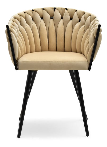 Scaun sufragerie Radio (vanilie + Negru)