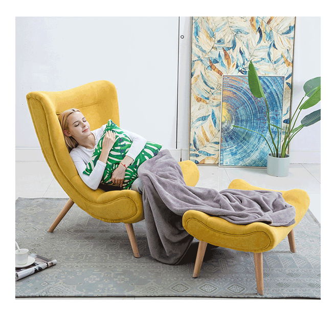 Fotoliu Kam (galben)