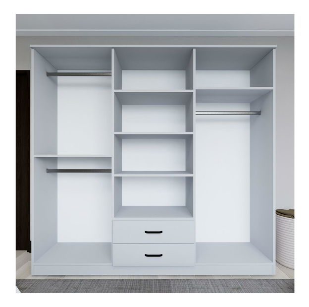 Ruhásszekrény Yamaha 63 (matt fehér)