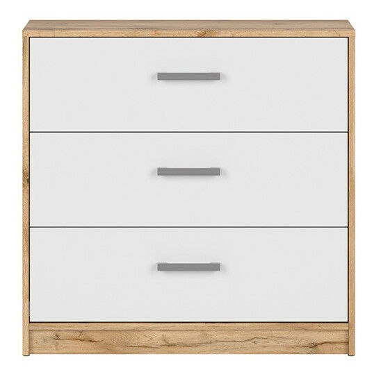 Komoda Matos KOM3S (Hrast wotan + bijela)