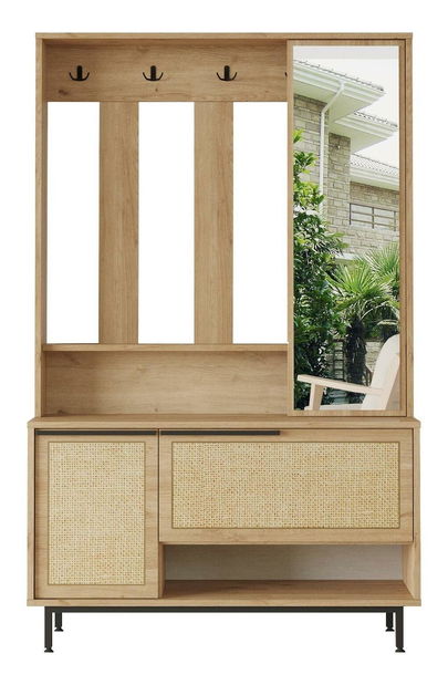 Előszoba fal Otto 11 (dió + tölgy)