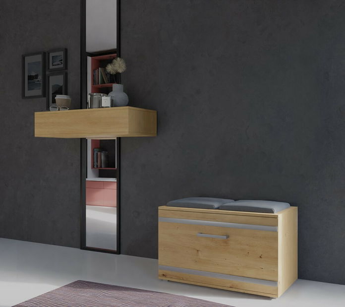 Botník (skrinka na topánky) Oasis 1 (dub artisan)