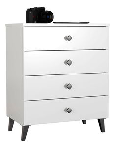 Komoda Mismisima (bijela + crna)