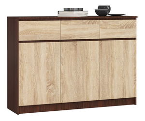 Comodă Keanu VI (wenge + stejar sonoma)