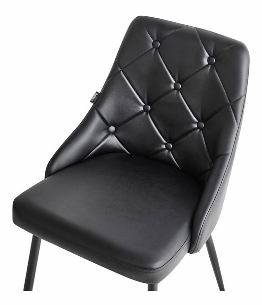 Set 2ks. jedálenských stoličiek Valero (čierna)