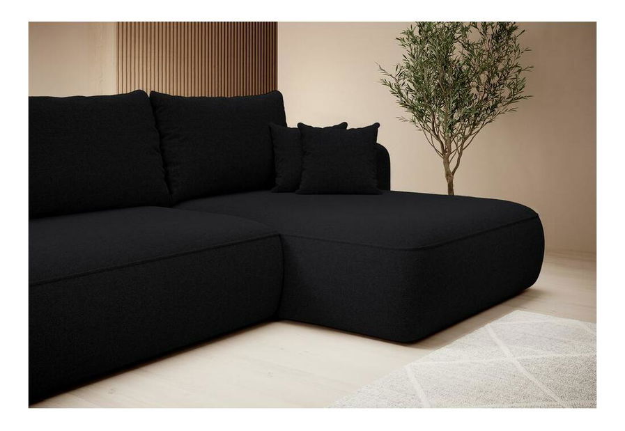 Colțar Fergie (D) (negru + negru)