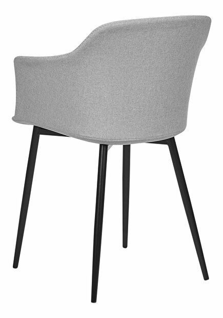 Set 2 buc scaun tip bar Eleni (gri)
