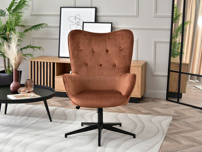 Fotel Truni (réz + fekete)