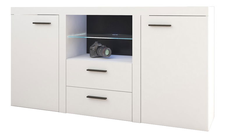 Komód Rutha (fehér) (világítás nélkül)