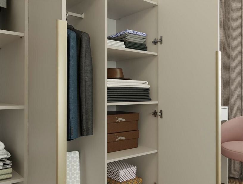 Šatníková skriňa Servirle 1 (kašmír)