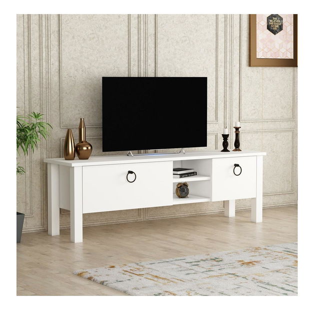 Masă TV/Dulap Tuteku 1 ( alb) 