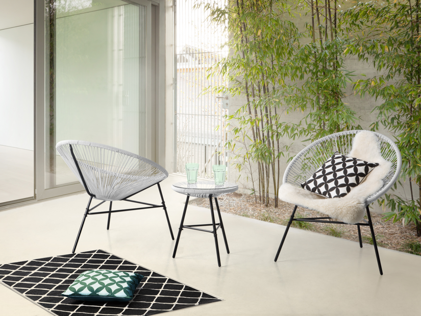 Záhradný set Alvarez (biela)