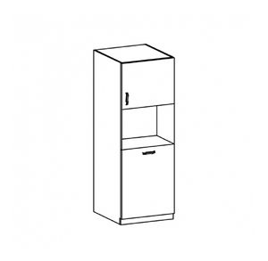 Dulap pentru alimente Regnar D60P (alb + pin nordic)