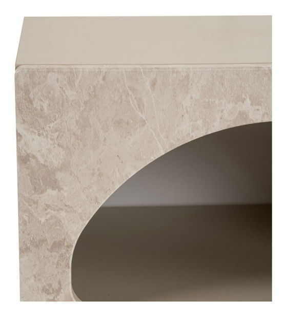 Éjjeliszekrény Lotos 50 (travertin + homok) 