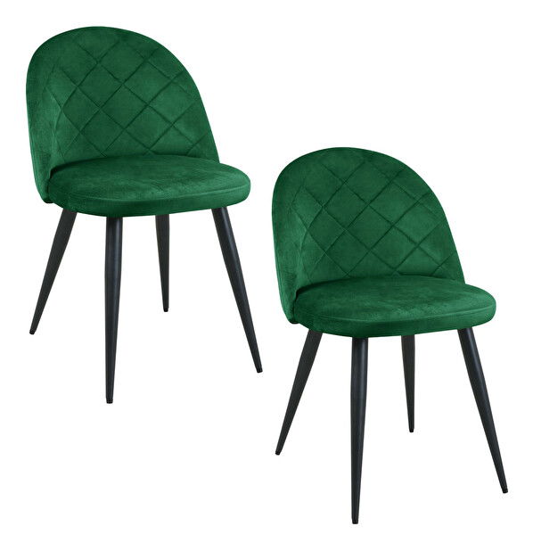 Set 2 buc scaune sufragerie Xacobeo (verde)