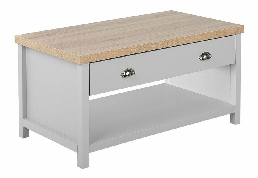 Konferenčný stolík Catoosa (svetlosivá)