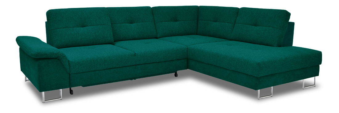 Rohová sedačka BRW Joli (smaragdová) (P)