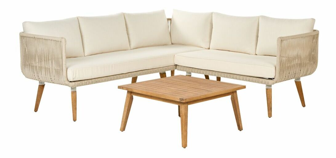 Sarok kerti kanapé Are (bézs)