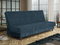Sofa na razvlačenje Robutia XIV (tamnoplava) (s prostorom za odlaganje)