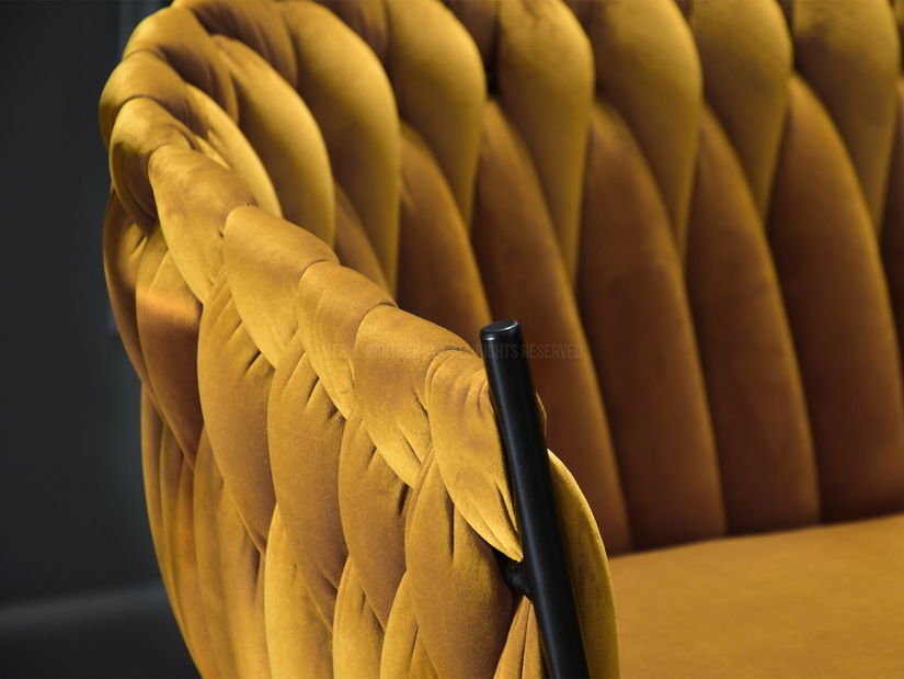 Canapea două locuri Radio (negru)