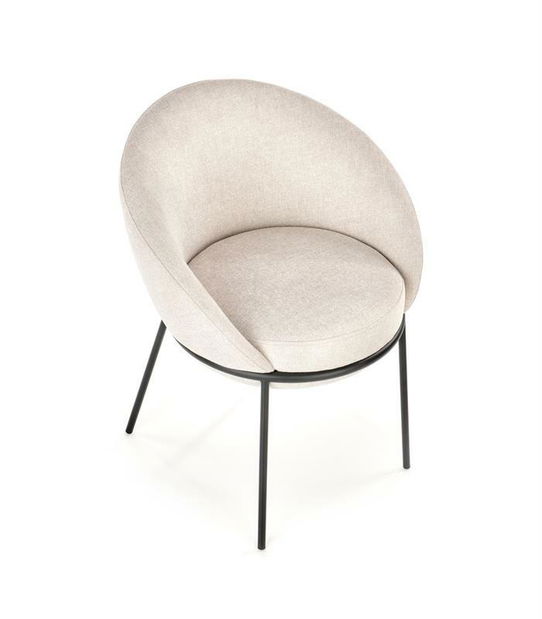 Blagovaonska stolica Kym (bež + crna)