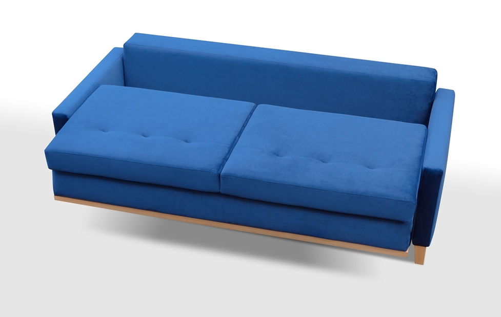 Pohovka trojsedačka Alva (tmavomodrá)