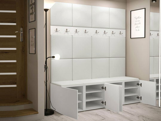 Mobilier Hol Timothy V (stejar artisan + stejar artisan + Negru) (Manila 04)