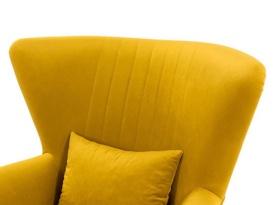 Kreslo Pirko (horčicová) *výpredaj