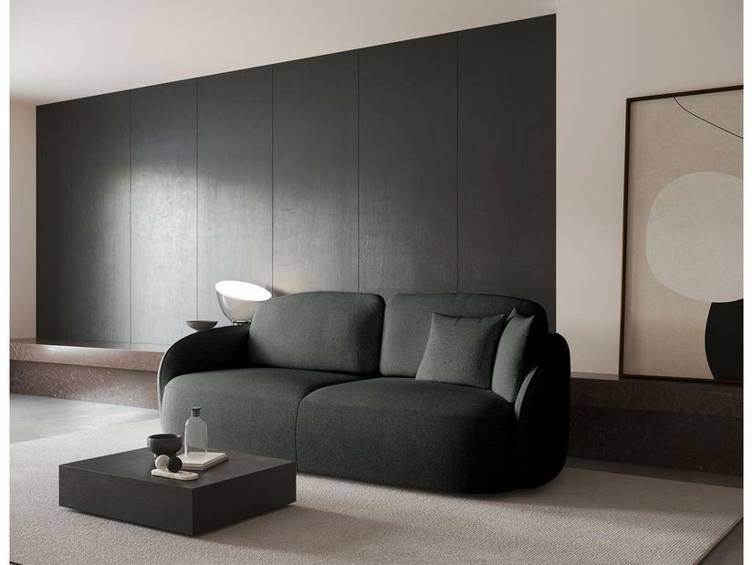 Canapea trei locuri Sheila (gri + negru)