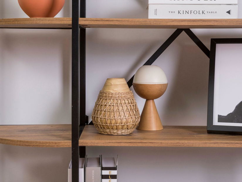 Regál Punale 2 (atlanti fenyő + fekete)