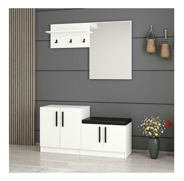 Predsieňová zostava Nemake 25 (biela) 