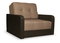 Fotelja na razvlačenje Tomful I (smeđa + tamnosmeđa)