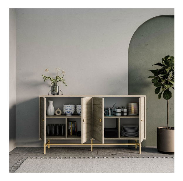 Skrinka Diamon Consol (travertín)