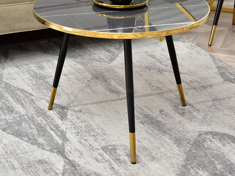 Măsuță de cafea Zoya Xl (grafit + negru)