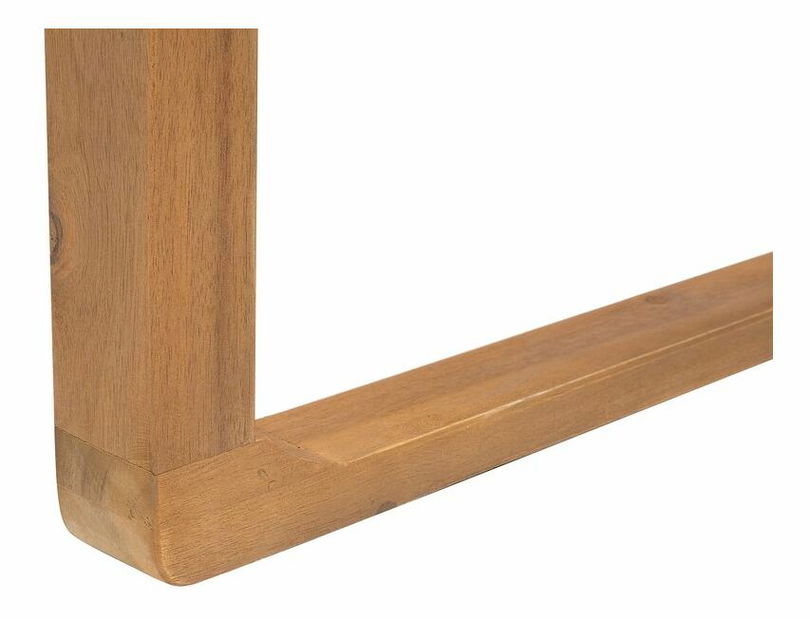 Set de masă pentru grădină Sasan (maro deschis) (perne gri)