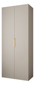 Šatníková skriňa 100 cm Carmela 50-4 (kašmír + zlatá)