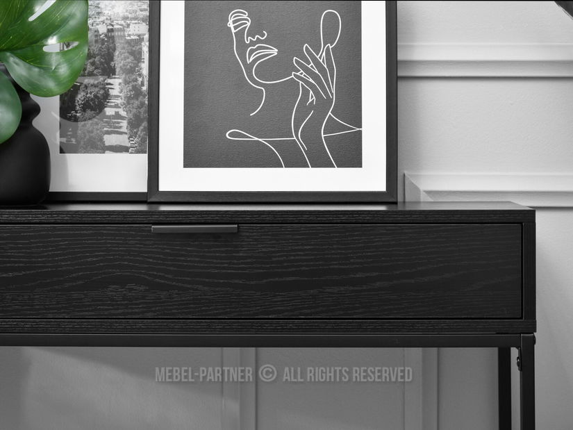 Konzolový stolík Norma M (čierna)