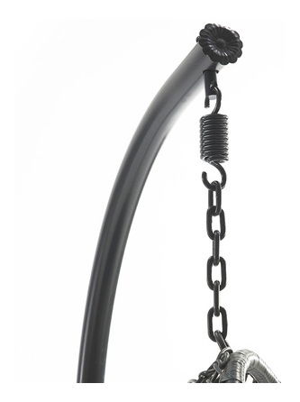 Viseća fotelja Musika (prirodna + krem)