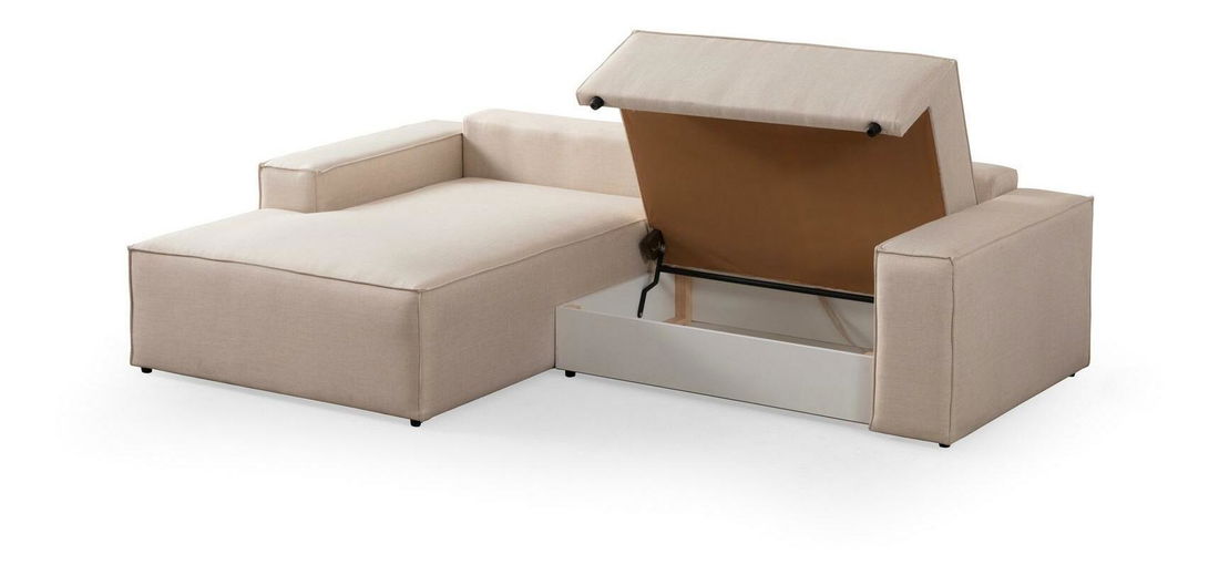 Colțar Pirlofenzza (cu sp. depozitare) (S) (ecru)