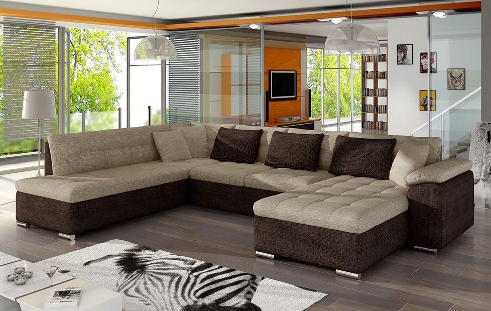 Sarok ülőgarnitúra Talia (rozsda)