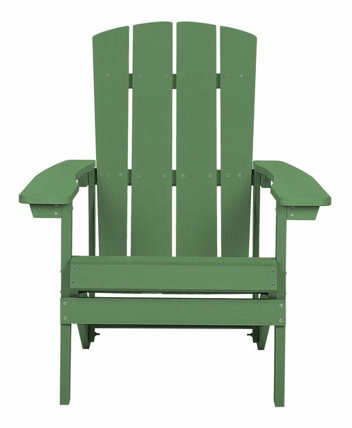 Vrtna stolica s naslonom za noge Adack (tamnozelena)