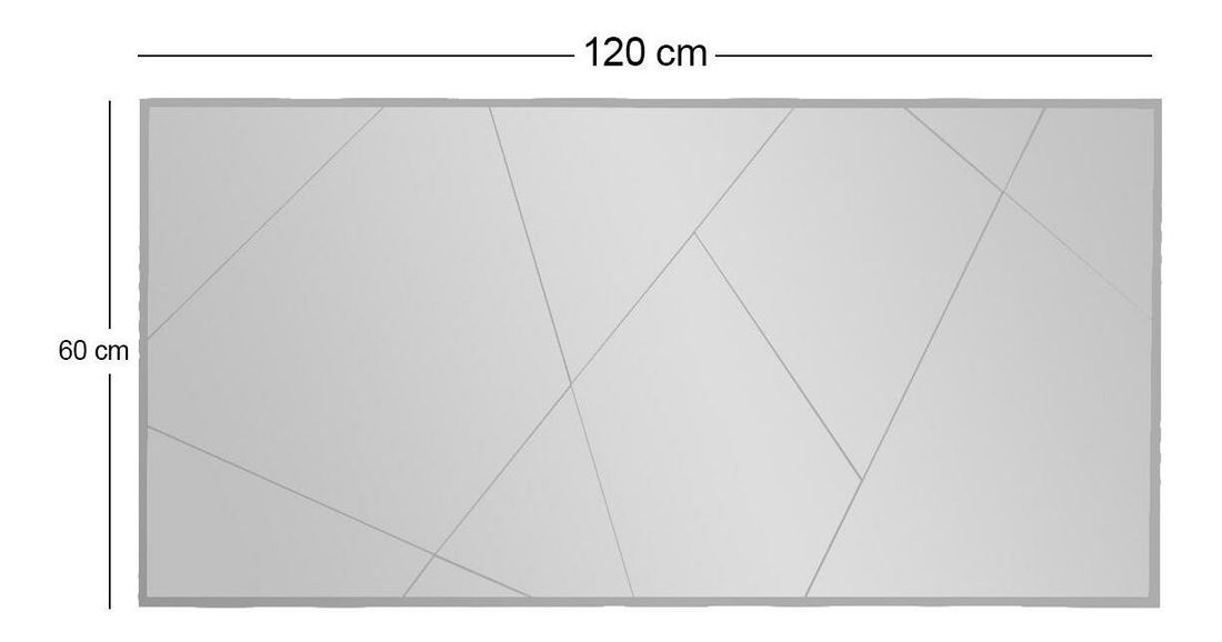 Ogledalo Elish (bijela)