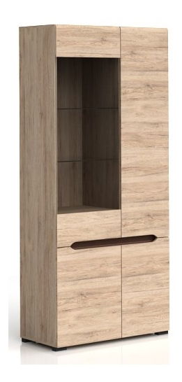 Vitrína BRW Elpasso REG1W3D209