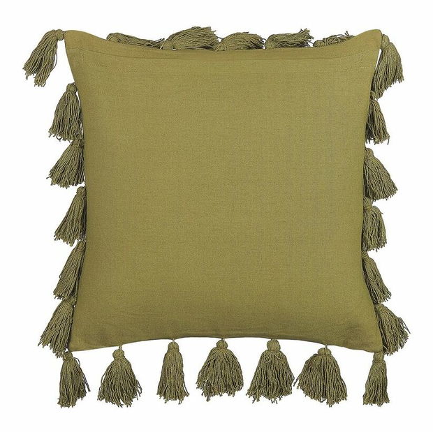 Ozdobný vankúš 45 x 45 cm Lynch (olivovo zelená)