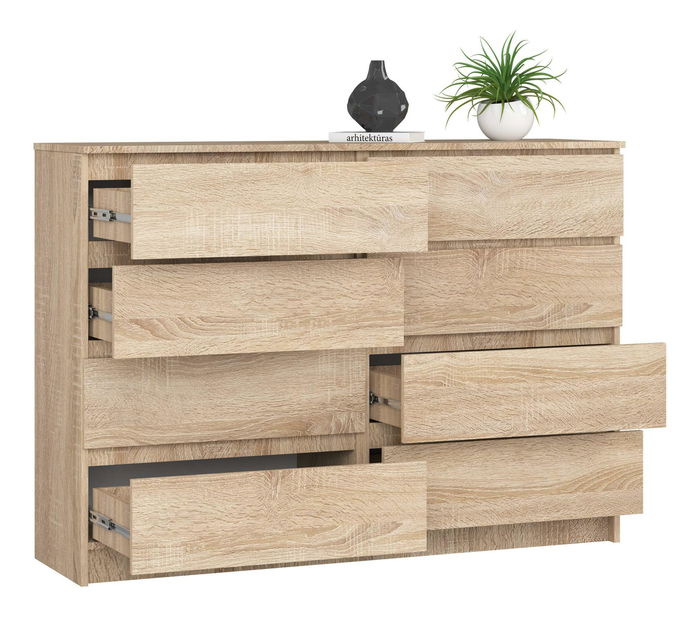 Comodă Keanu III (stejar sonoma)